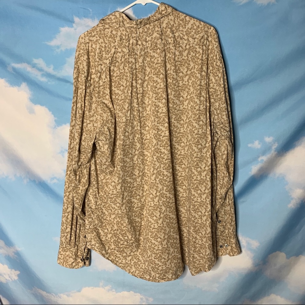 Structure- Light Brown Button Down Shirt - image 6